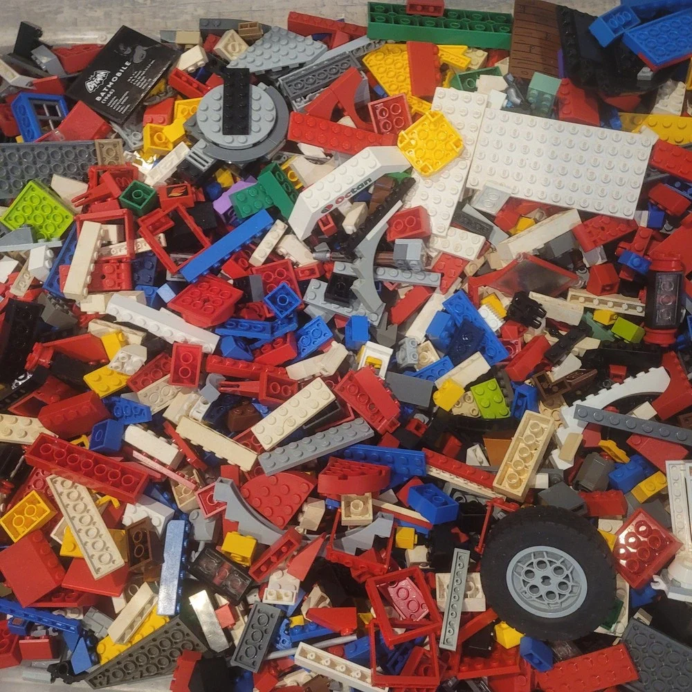 Huge 7.9 lb Bulk LEGO Lot - Mixed Bricks, Plates & Specialty Pieces